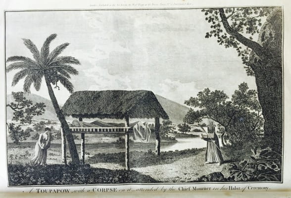 A mourning ceremony